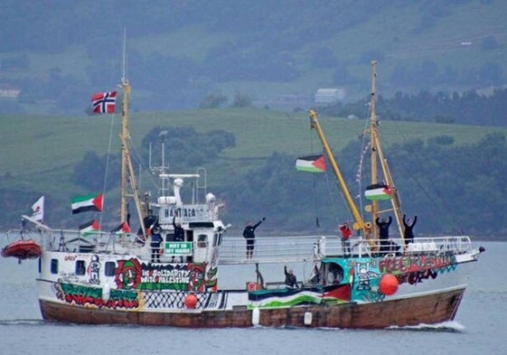 El Handala viajaba con destino a Gaza con 21 tripulantes