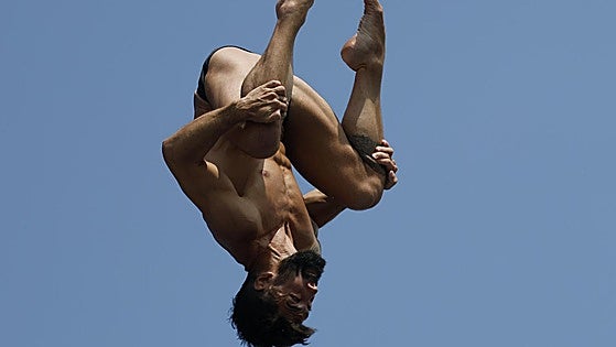 Carlos Gimeno, histórico subcampeón del mundo en 'high diving'