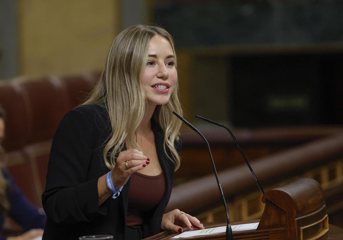 La diputada del PP Noelia Nuñez, que ha anunciado que va a dimitir de todos sus cargos «orgánicos e institucionales» tras haber presentado una información «incorrecta» en el Congreso sobre su formación académica.