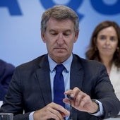 Alberto Núñez Feijóo preside el Comité Ejecutivo Nacional del PP.