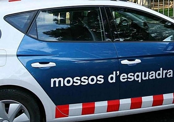 Un coche de los mossos d'esquadra