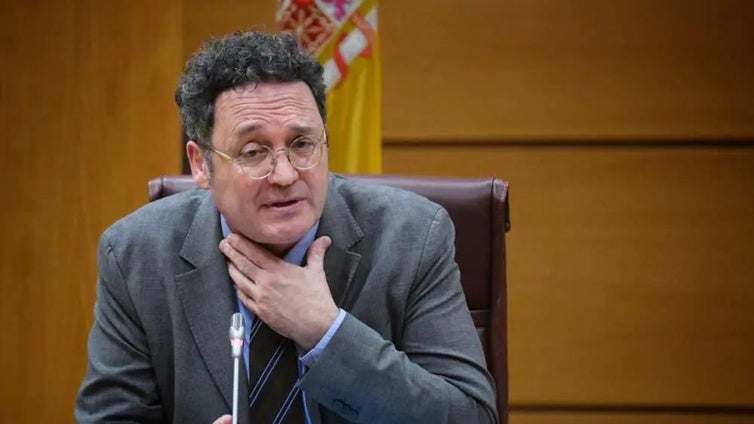 Álvaro García Ortiz en una comparecencia parlamentaria