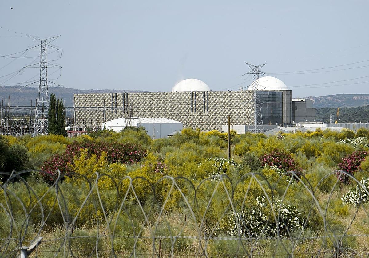 Central nuclear de Almaraz en la provincia de Cáceres