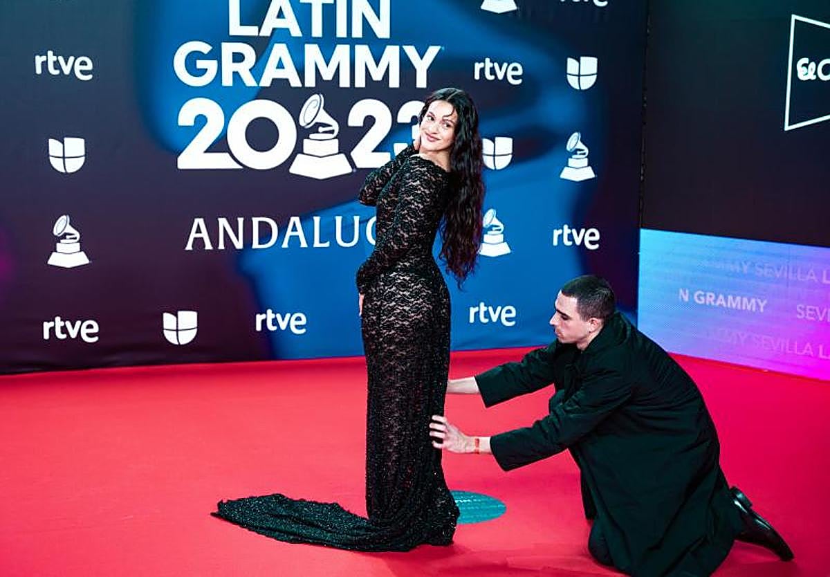 Rosalía, en los Grammy 2025.