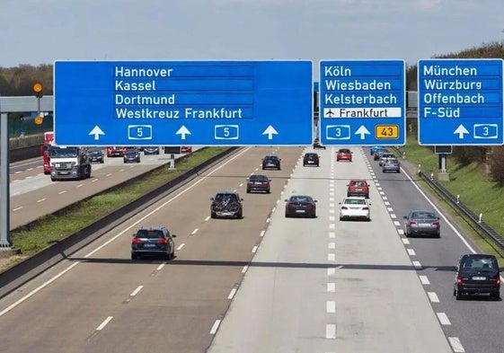 Autopista en Alemania