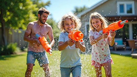 Las mejores pistolas de agua para niños para juegos al aire libre