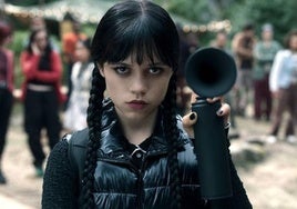 Jenna Ortega en 'Miércoles'.