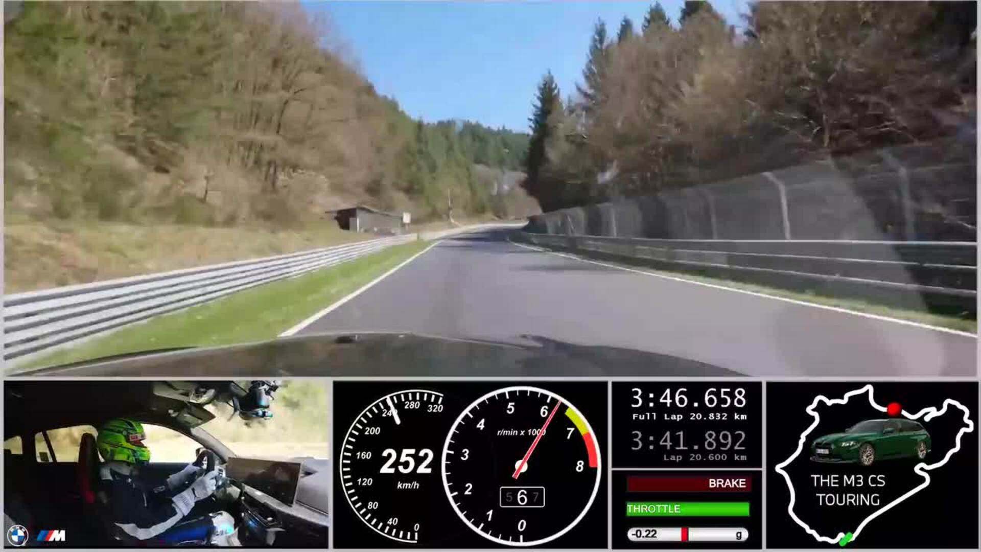 El primer BMW M3 CS Touring es el Touring más rápido en Nürburgring-Nordschleife