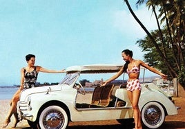 El carrocero italiano Ghia presenta el Renault 4/4 Jolly en el año 1961