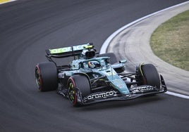 Fernando Alonso, en el GP de Hungría
