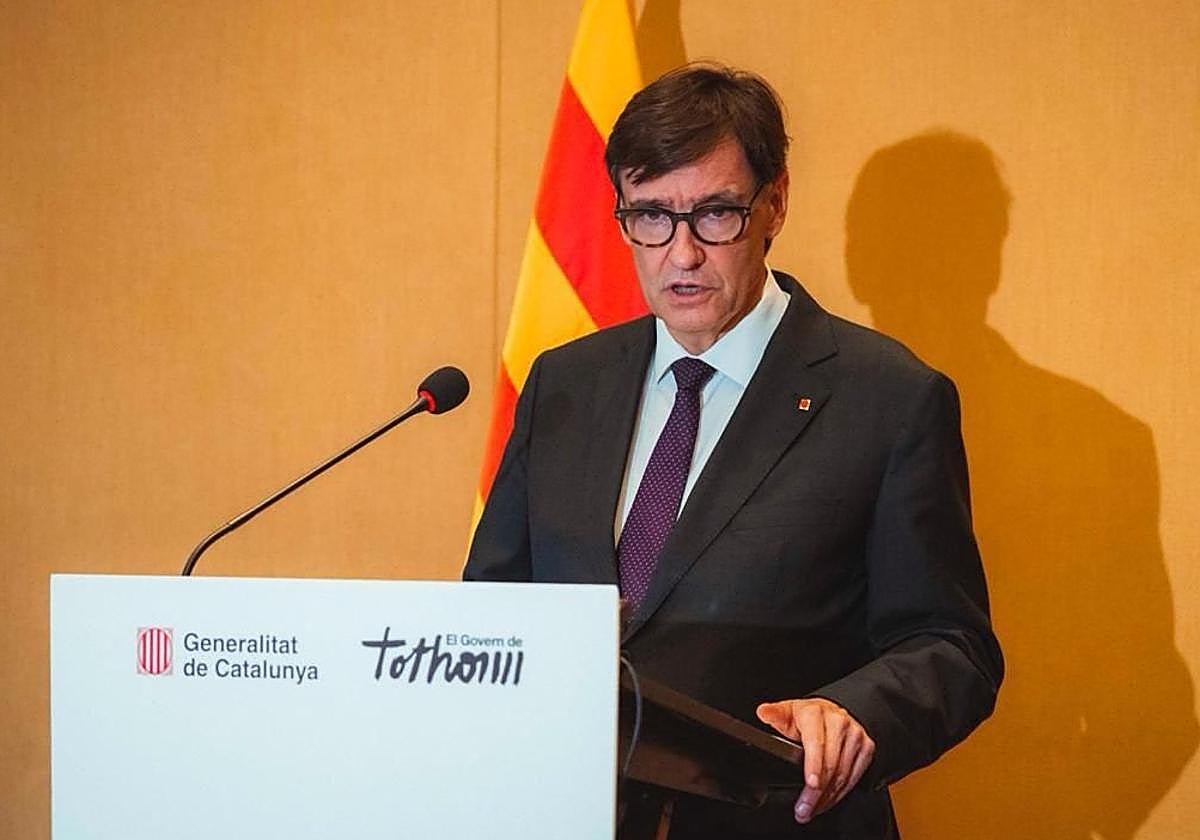 El presidente de la Generalitat catalana, Salvador Illa.