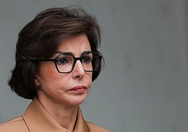 Rachida Dati, a la salida del Elíseo a finales de julio.