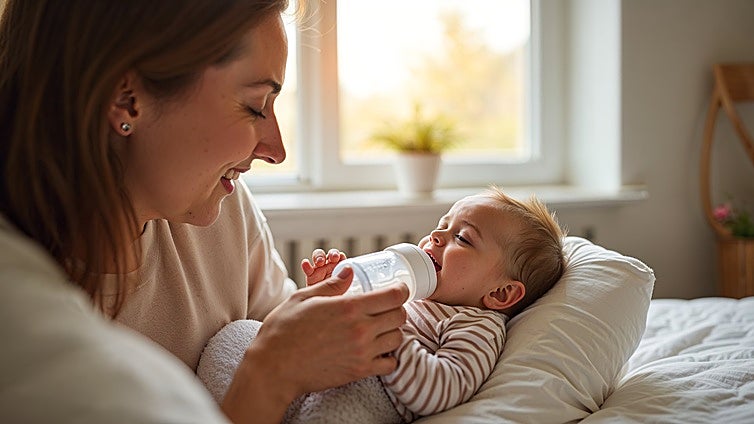 Olvídate de cólicos y llantos al comer con estos biberones  para bebés