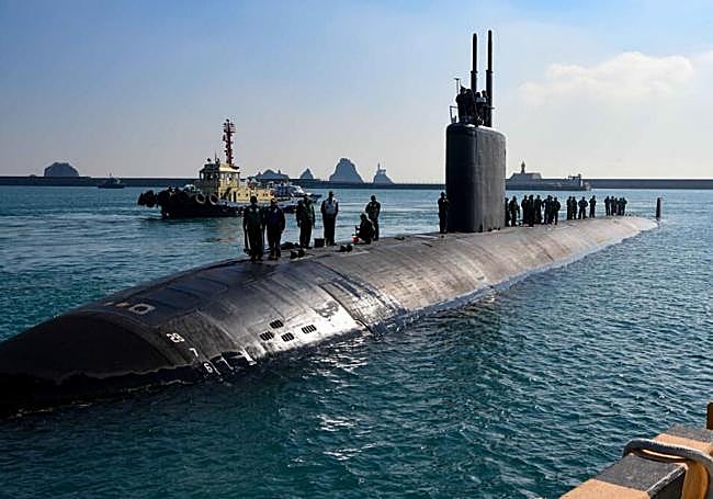 El submarino USS Springfield, de la clase Los Ángeles.