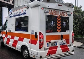 Imagen de archivo de una ambulancia italiana.