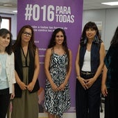 La ministra Ana Redondo en un acto del 016.