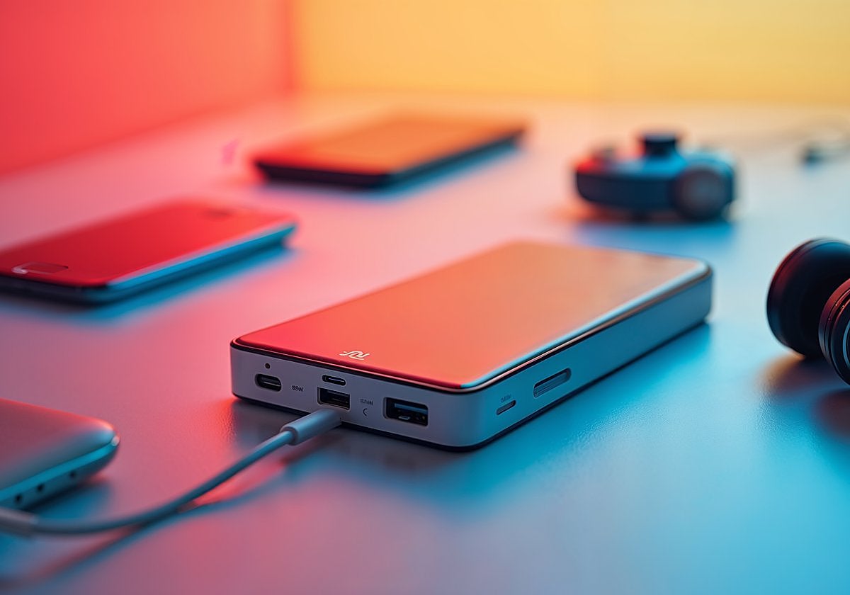 El gran aliado de tus viajes es este cargador portátil ultradelgado con carga rápida y triple puerto