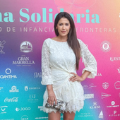 Gabriella Guilén posa en el photocall de Ingancia sin Fronteras en Marbella.