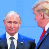Vladímir Putin y Donald Trump, en un encuentro en 2018 durante una cumbre del G20 en Buenos Aires.