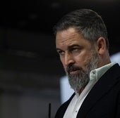 El líder de Vox, Santiago Abascal.