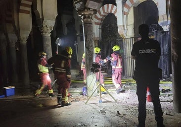 La rápida actuación de los bomberos salvó la Mezquita de Córdoba