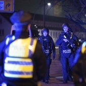 Agentes de las fuerzas de seguridad alemanas, en una imagen de archivo.