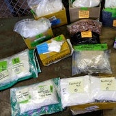 Bolsas con fentanilo incautadas en una aduana estadounidense.