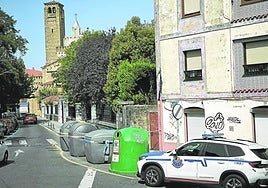 La pelea se produjo en la calle San Martín de Algorta.