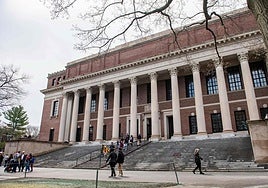 Campus de la Universidad de Harvard en Cambridge.