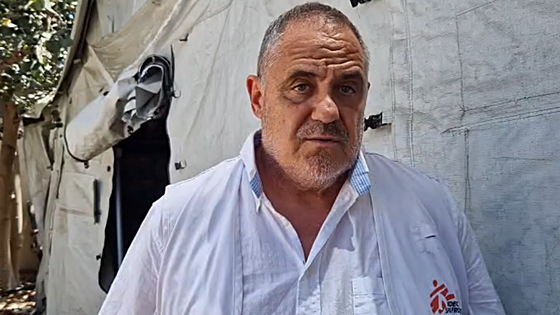 «Ves el hambre en las caras de la gente de Gaza»