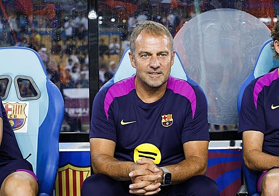 Hansi Flick, entrenador del Barcelona.