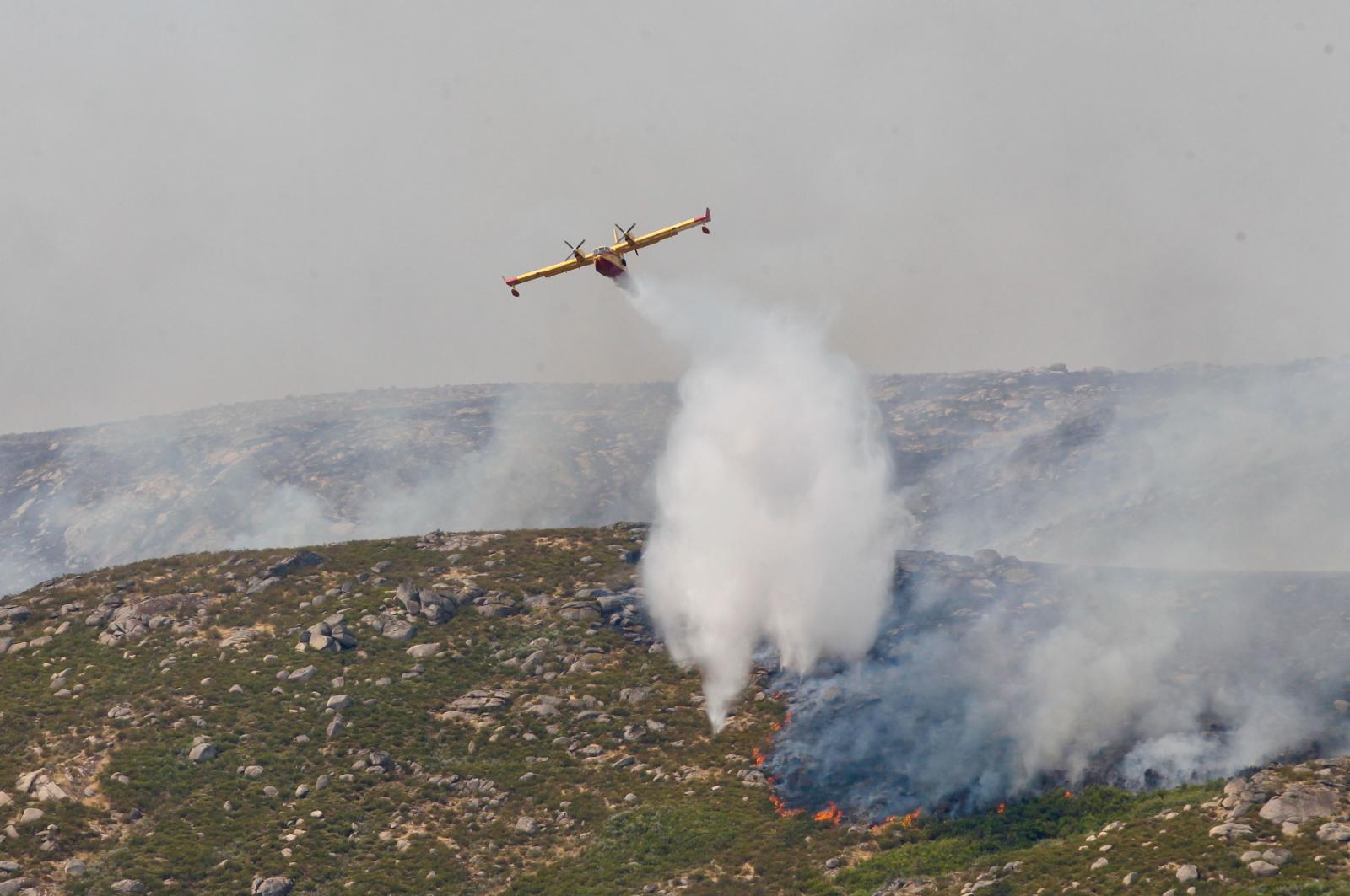 El fuego de Ourense llega a Zamora