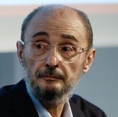 Javier Lambán, expresidenta de Aragón, en una imagen de archivo