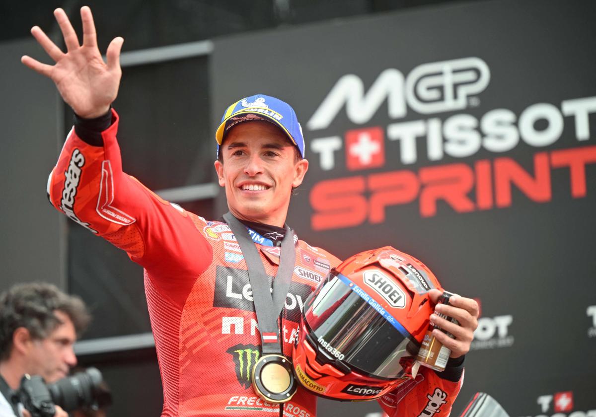 Marc Márquez Avusturya'nın sprintini alır ve hayat aynı kalır