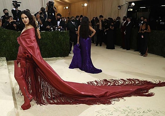 Rosalía, una maja goyesca muy bien vestida