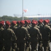 Soldados polacos en el Día de las Fuerzas Armadas en Varsovia el pasado 15 de agosto.