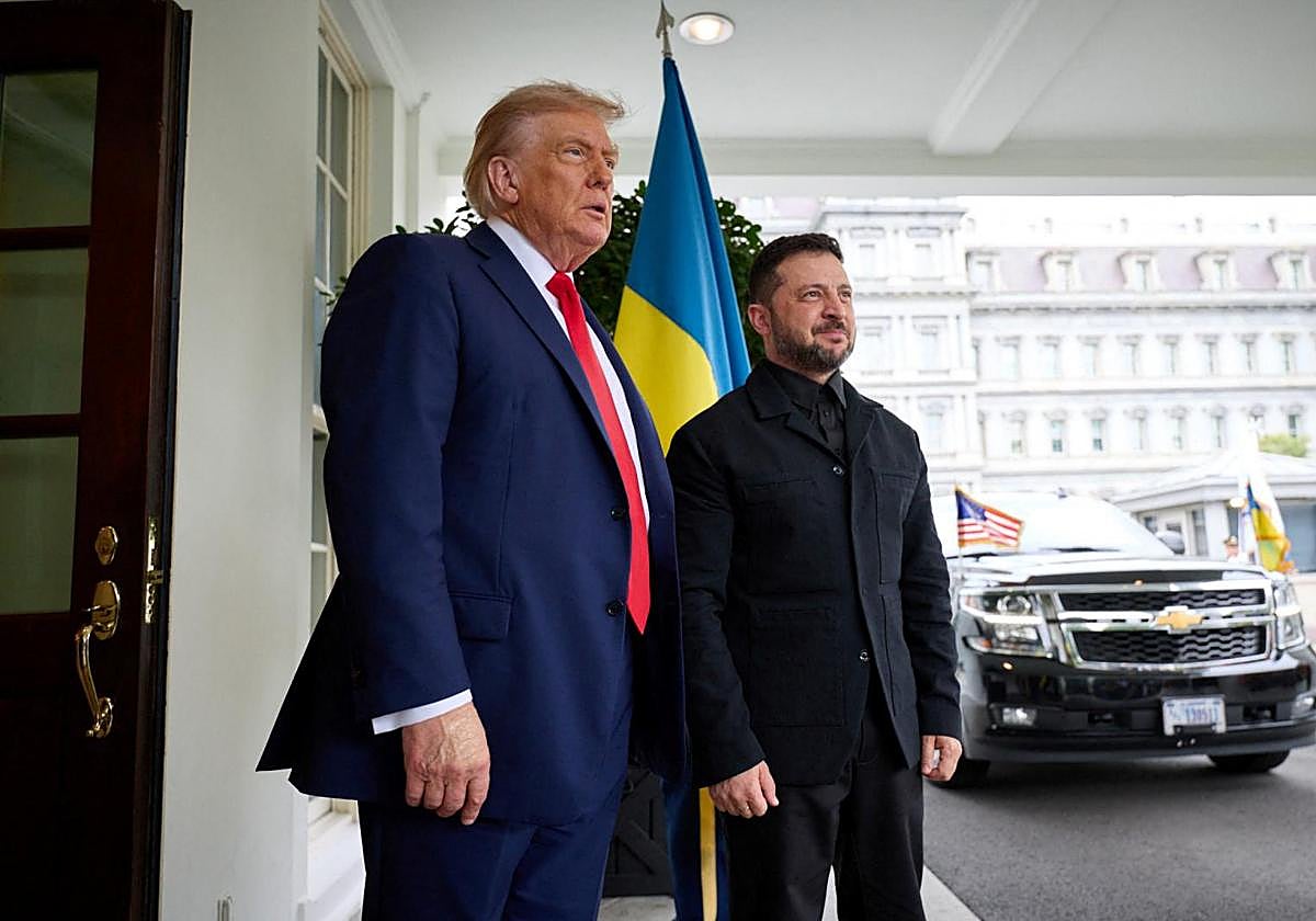 Donald Trump y Zelenski