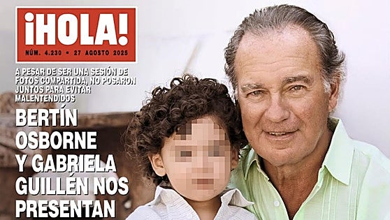 Bertín Osborne presenta a su hijo David: «No quiero que sea un niño escondido»