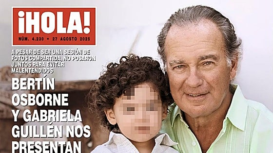 Bertín Osborne pidió a Gabriela Guillén hacer la exclusiva de más de 65.000 euros con su hijo