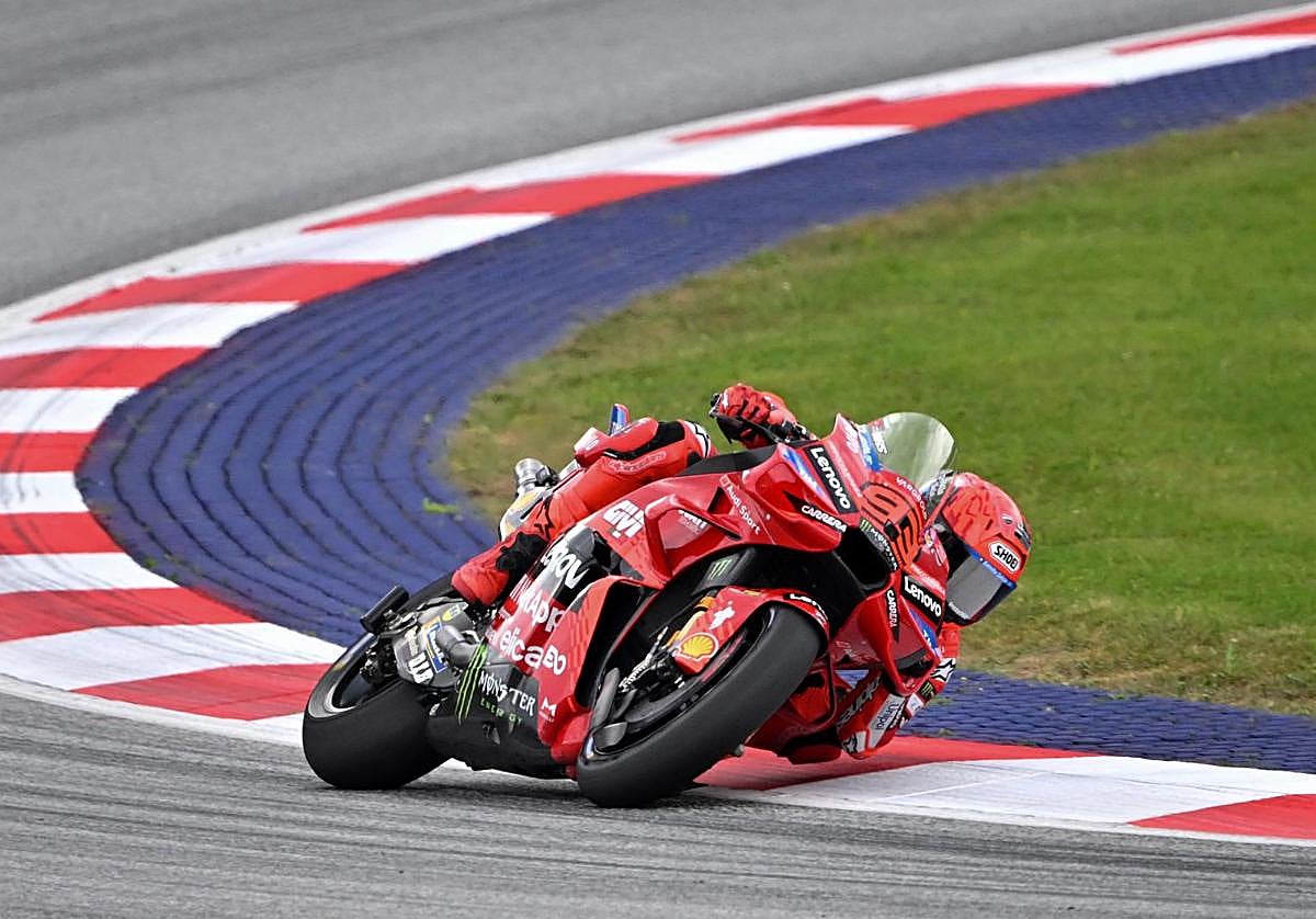 Marc Márquez, durante el GP de Austria.