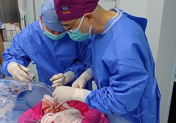 Un momento de la intervención.