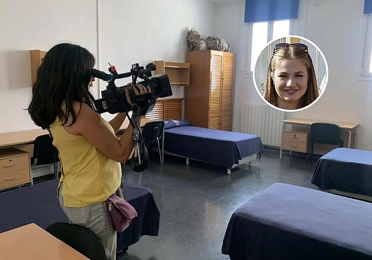 Habitación como la que compartirá Doña Leonor con tres compañeras.