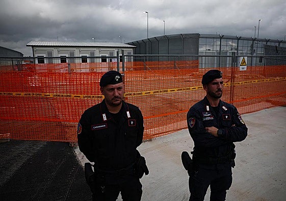 Agentes de Policía italianos.
