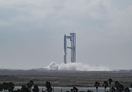 La Starship, lista para despegar por décima vez.
