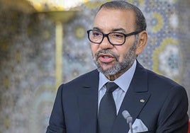El rey de Marruecos, Mohamed VI.