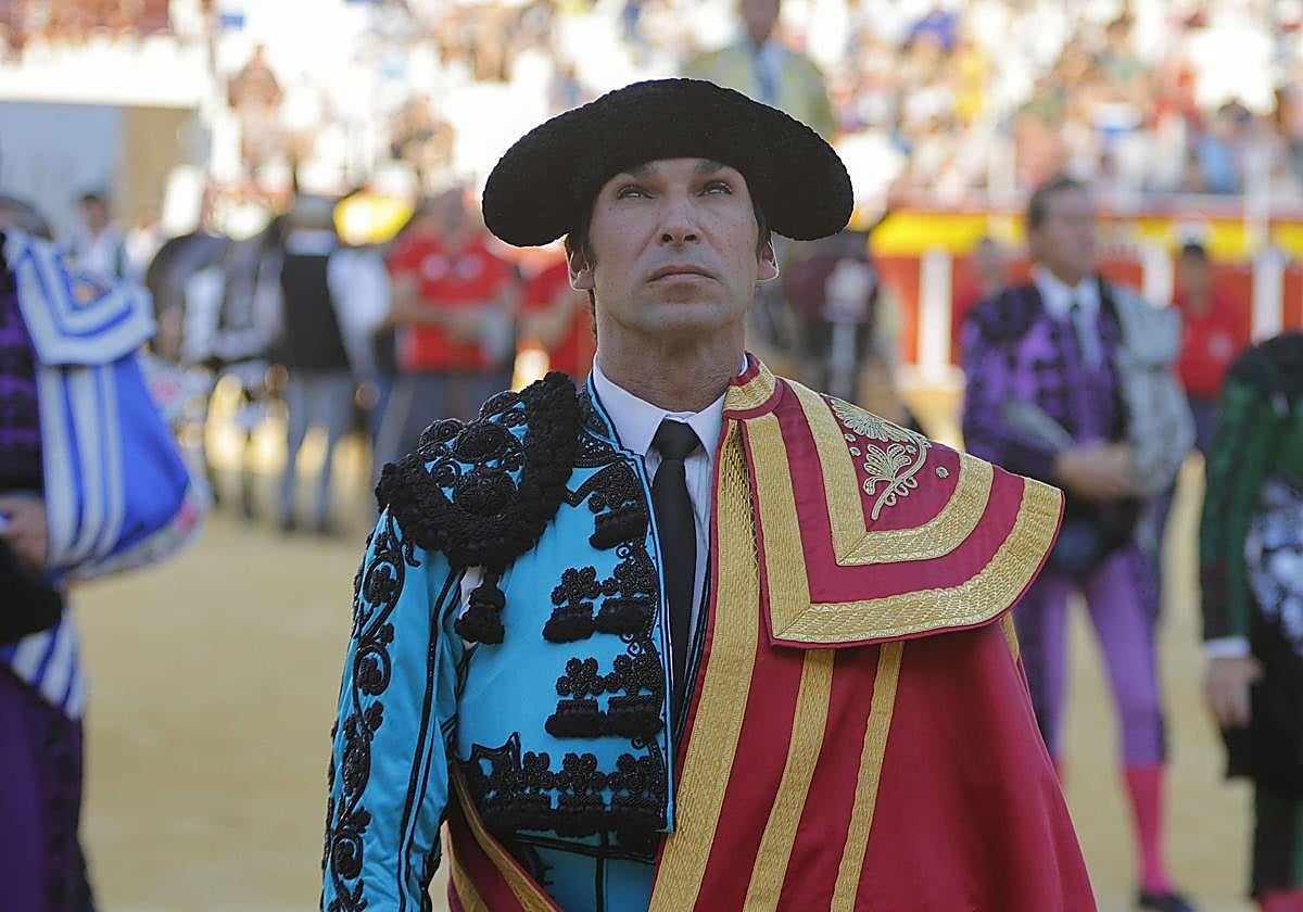 Cayetano Rivera, en la plaza de toros de Tomelloso.