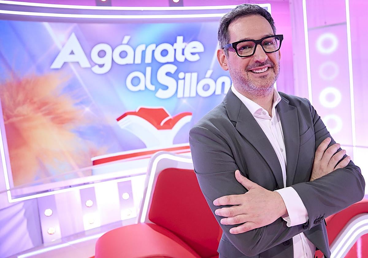Eugeni Alemany, presentador de 'Agárrate al sillón'.