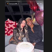 Nicki Nicole y Lamine Yamal posan en la fiesta de cumpleaños del futbolista azulgrana.