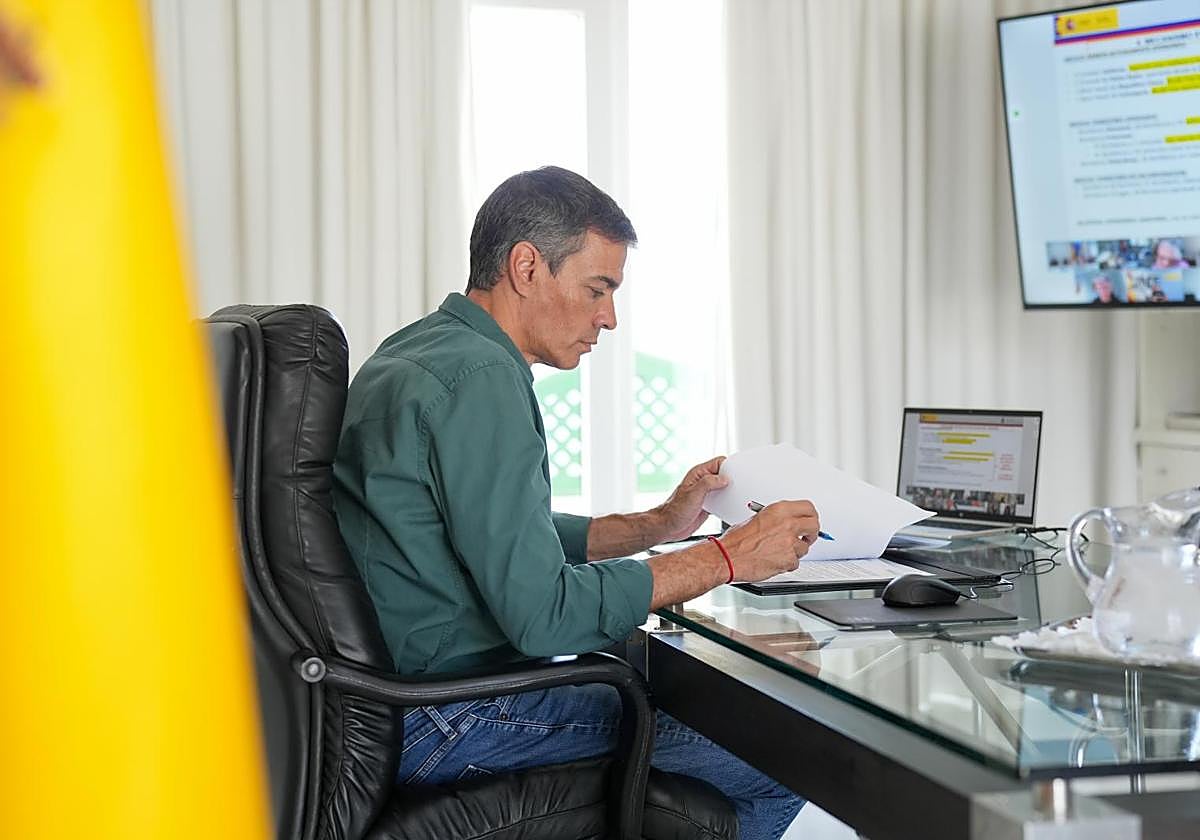 El presidente del Gobierno, Pedro Sánchez.