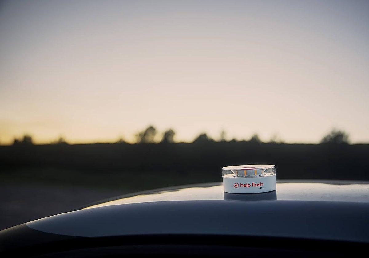 Baliza V-16 conectada